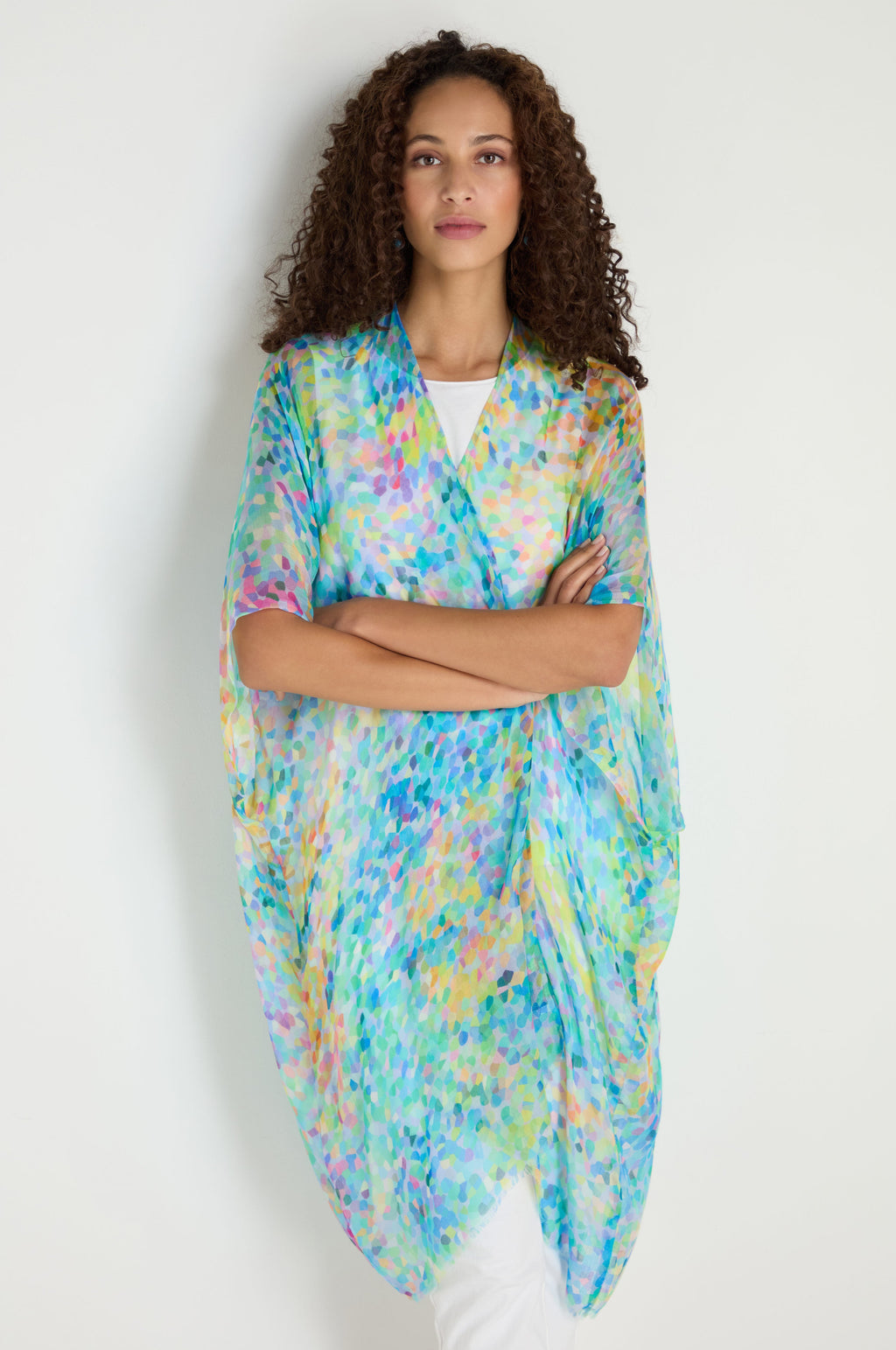 Summer Confetti Burst Kimono