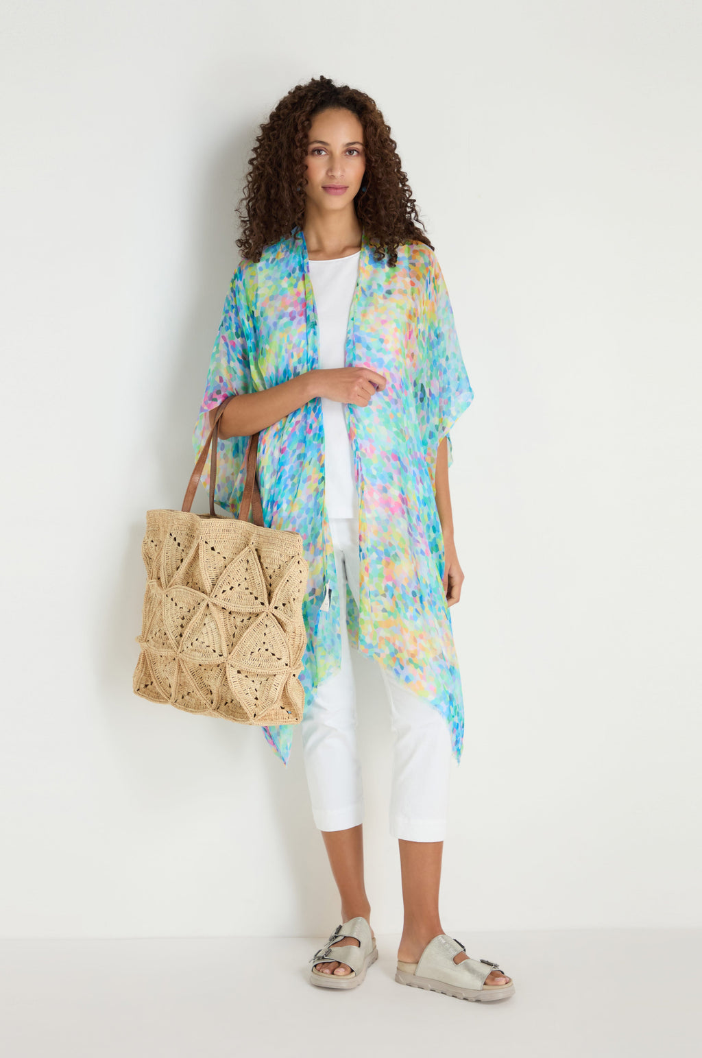 Summer Confetti Burst Kimono