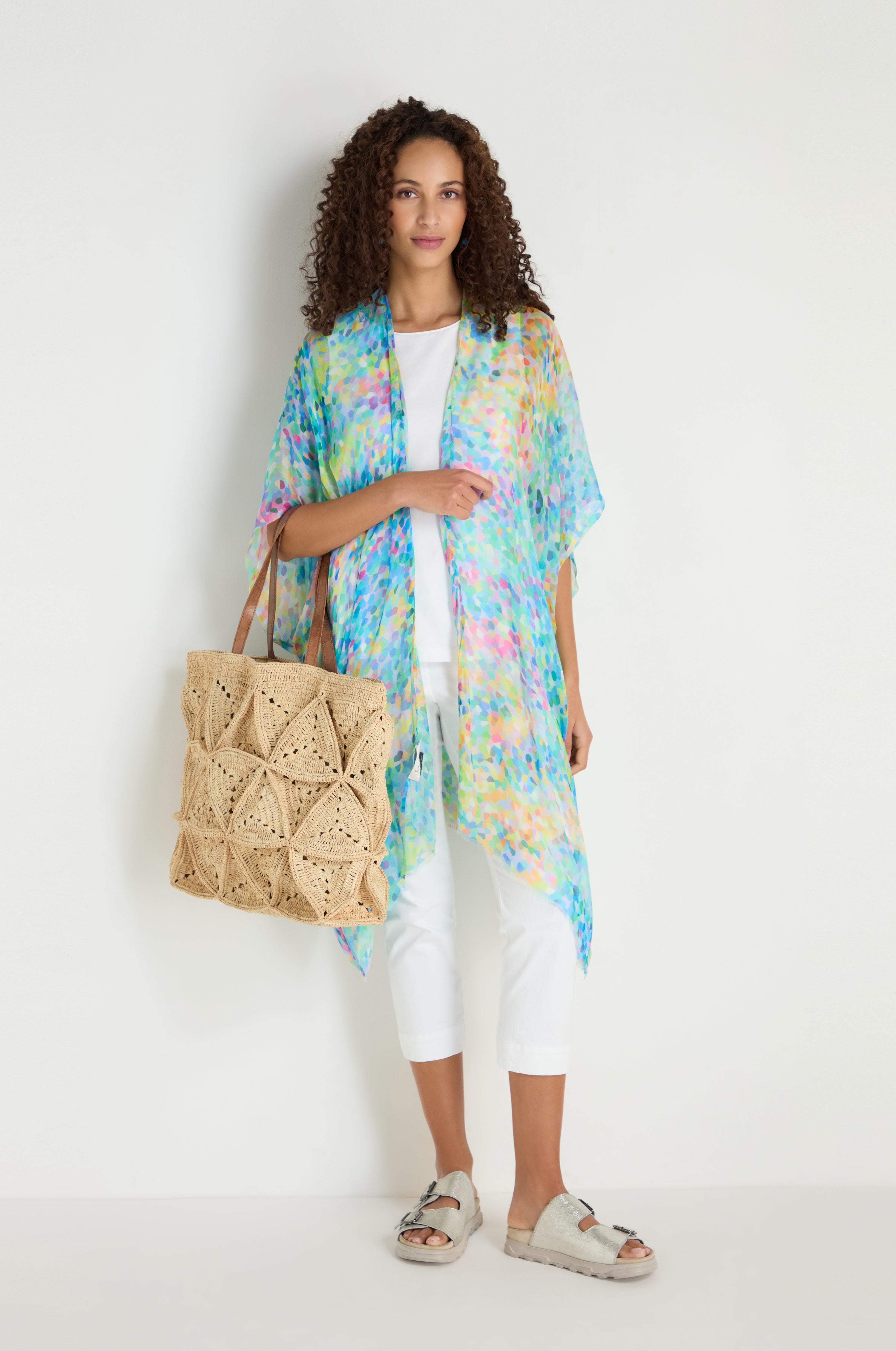 Summer Confetti Burst Kimono