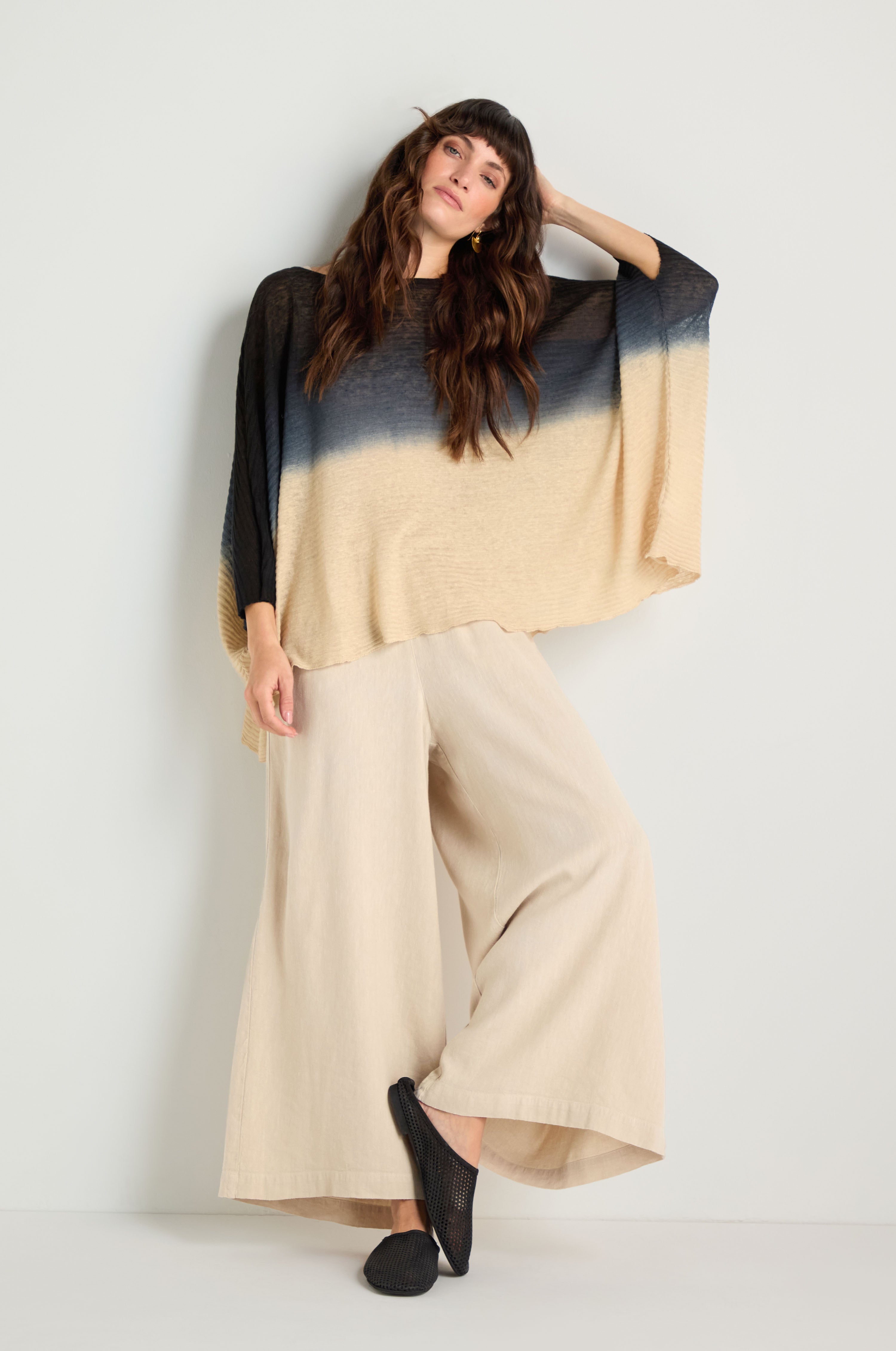 Dip Dye Knit Easy Top