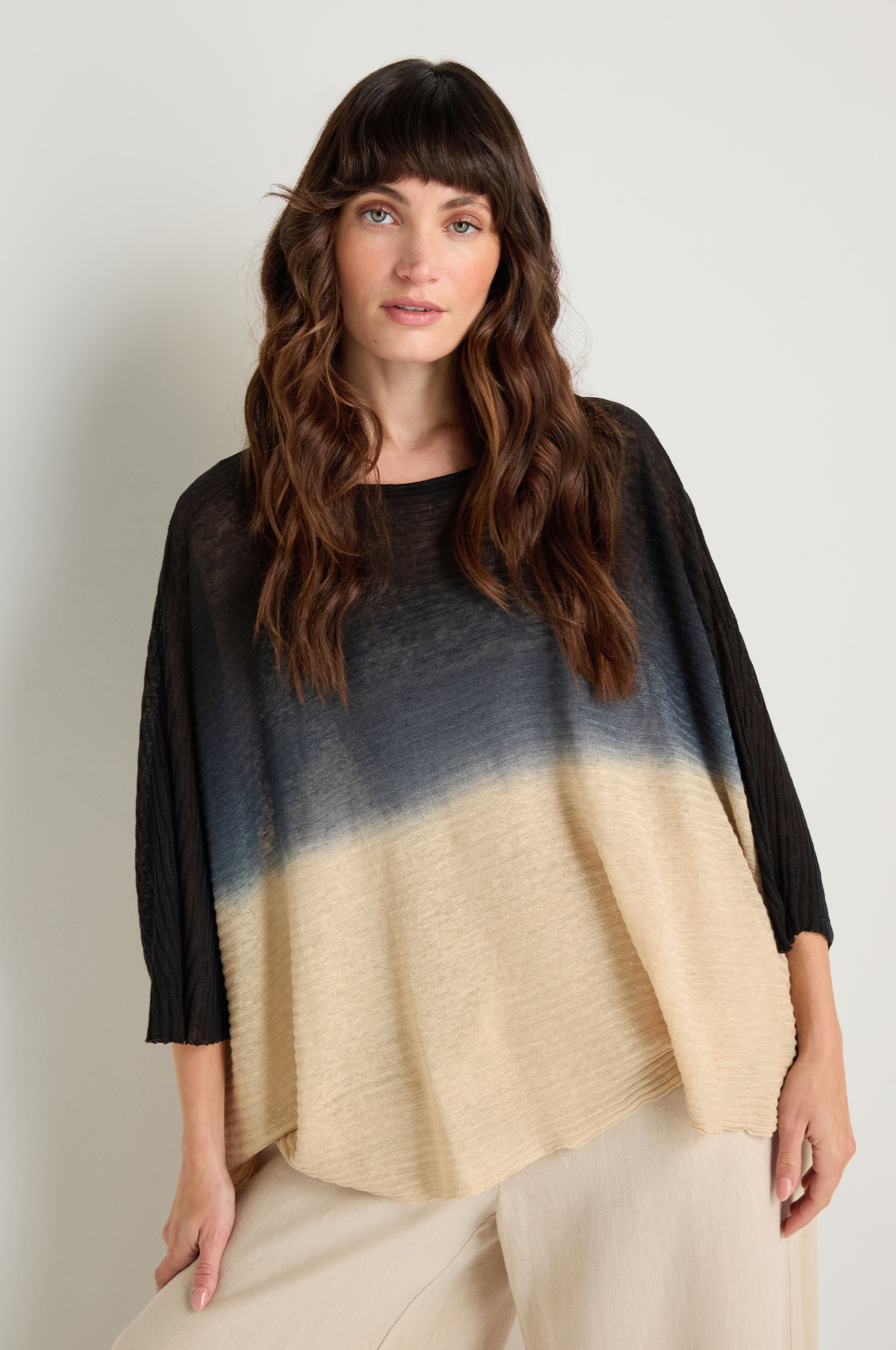 Dip Dye Knit Easy Top