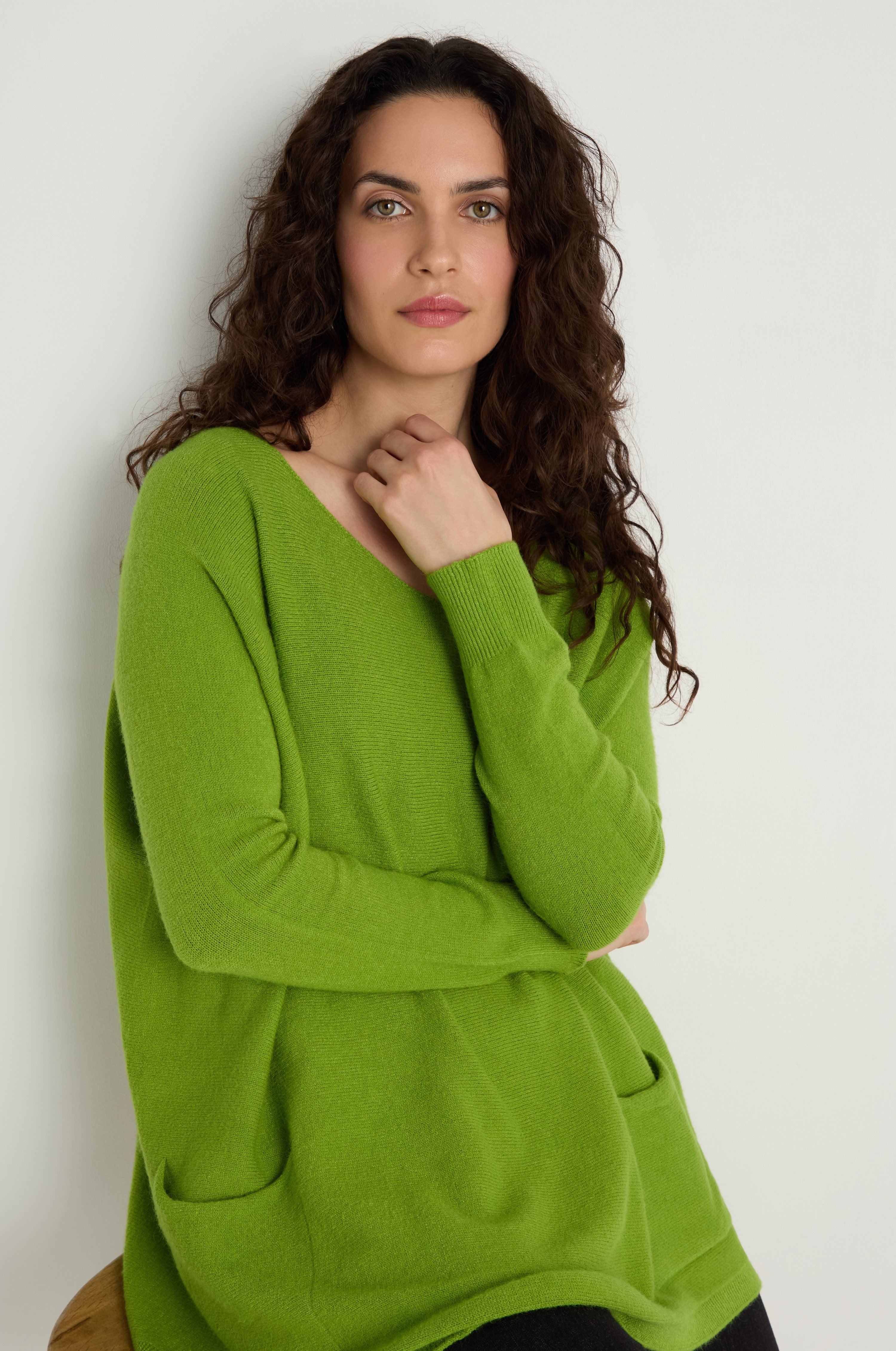 Two Pocket Oversize Knit