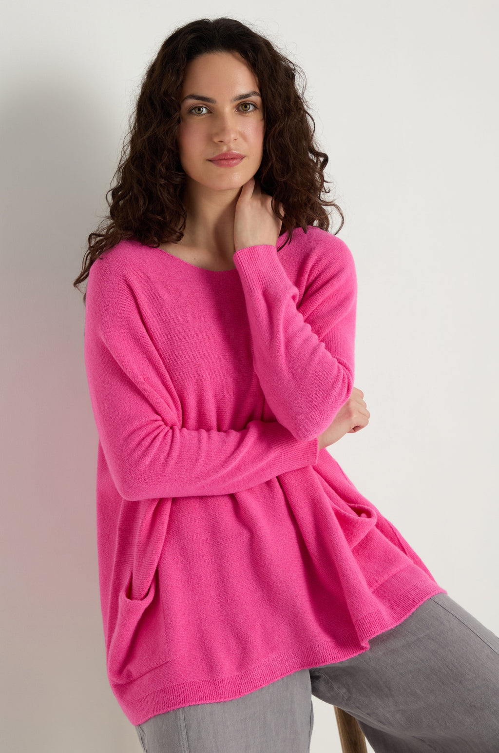Two Pocket Oversize Knit