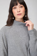 Boxy High Neck Knit