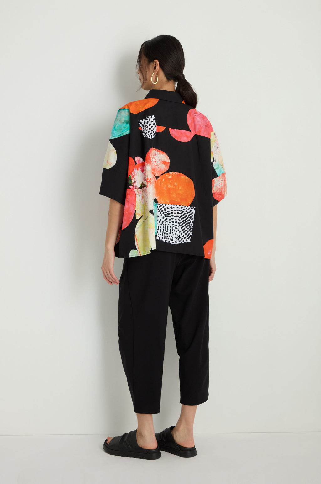 Bright Floral Boxy Shirt