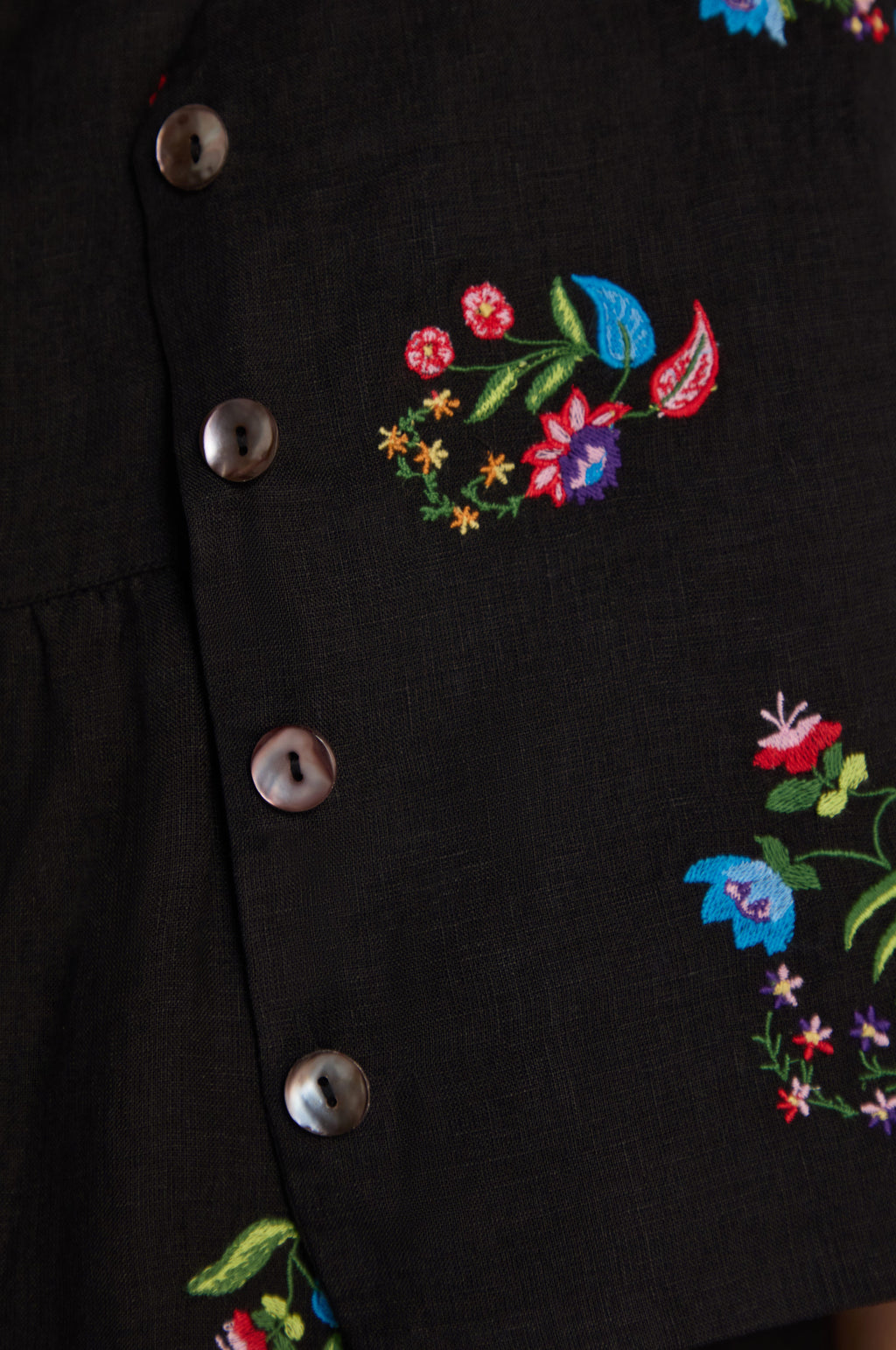 Vintage Floral Embroidered Jacket
