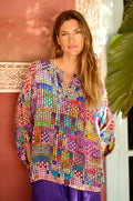 Coloured Glass Tiles Boxy Shirt
