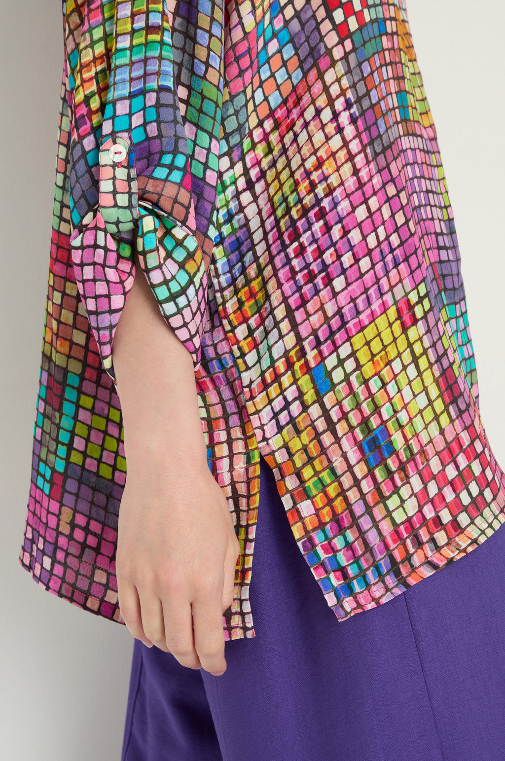Coloured Glass Tiles Boxy Shirt
