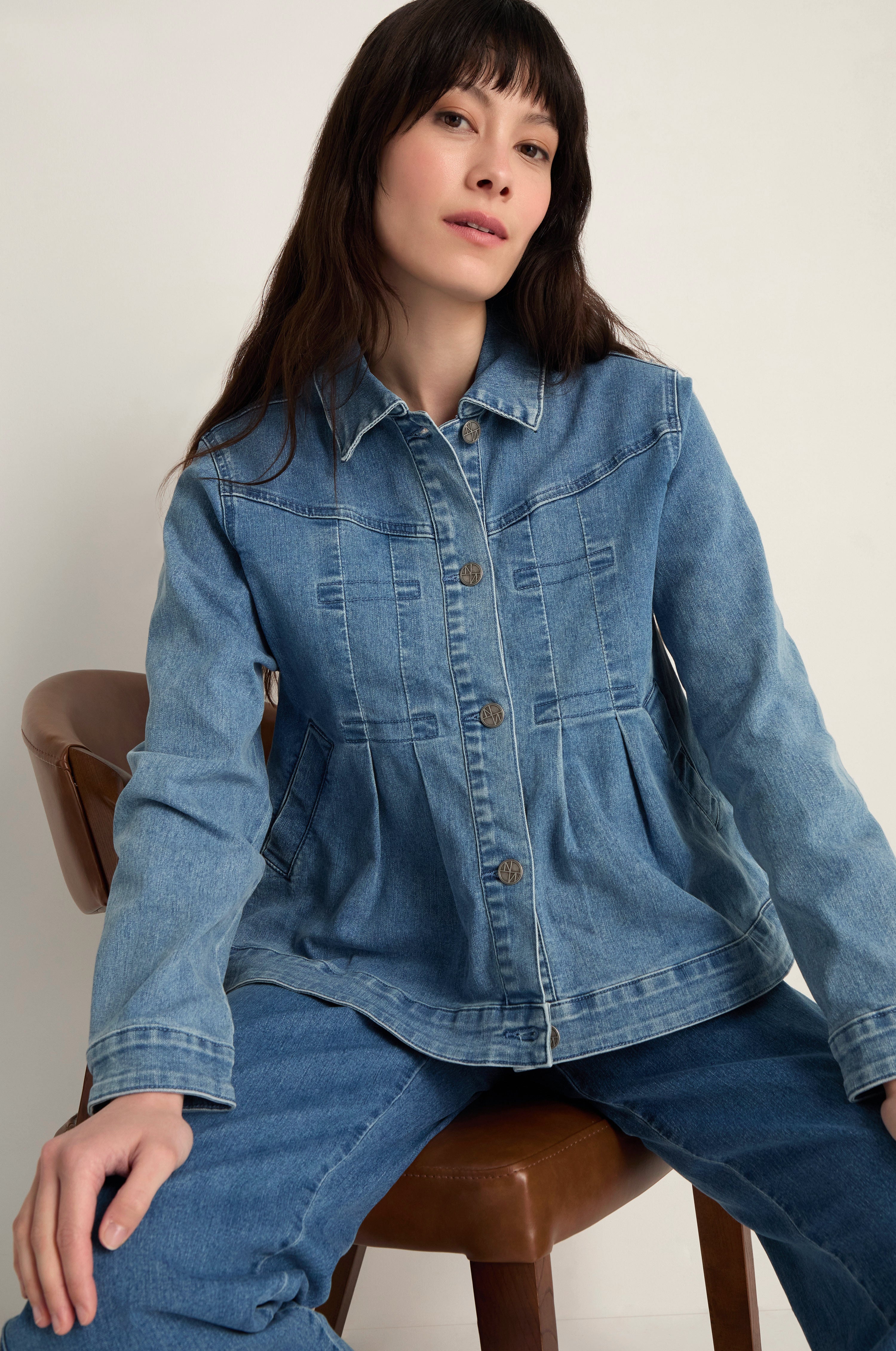 Cropped Denim Jacket