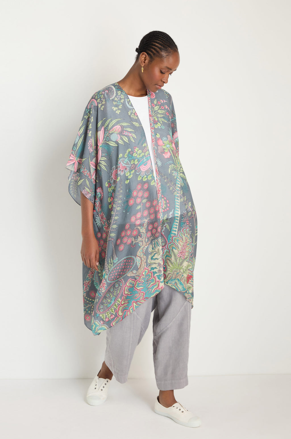 Boho Garden Print Throwover