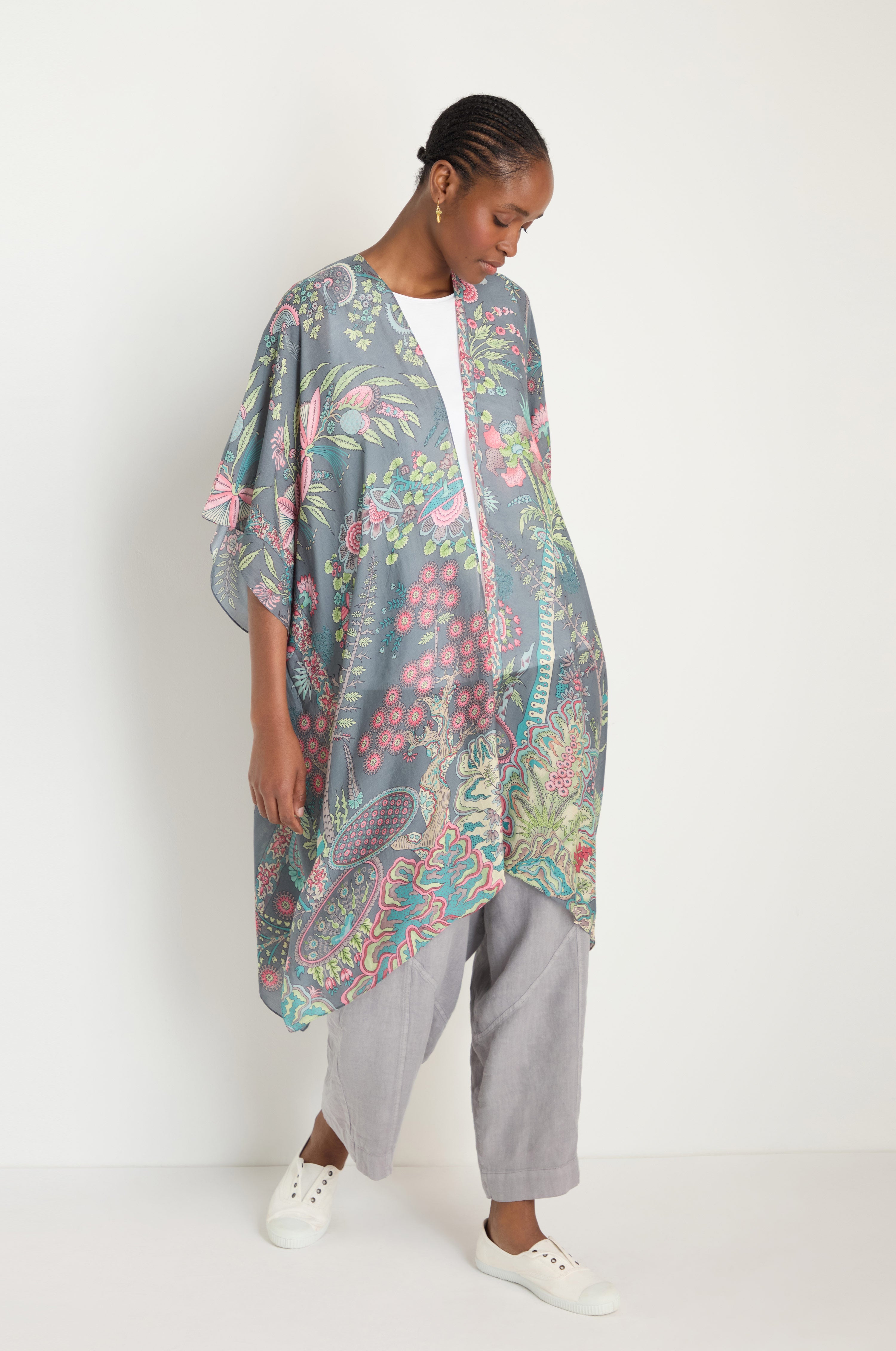 Boho Garden Print Throwover