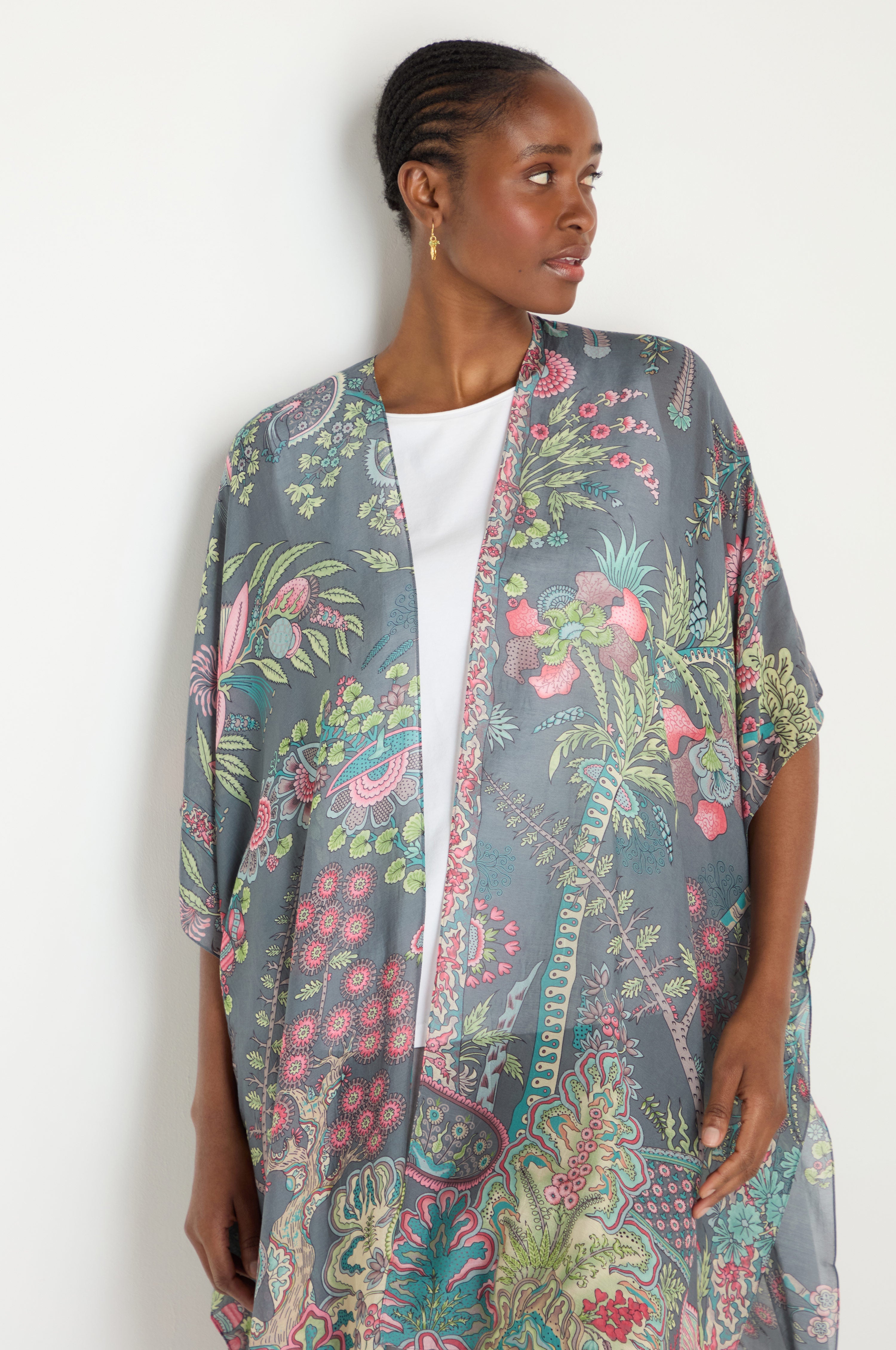 Boho Garden Print Throwover