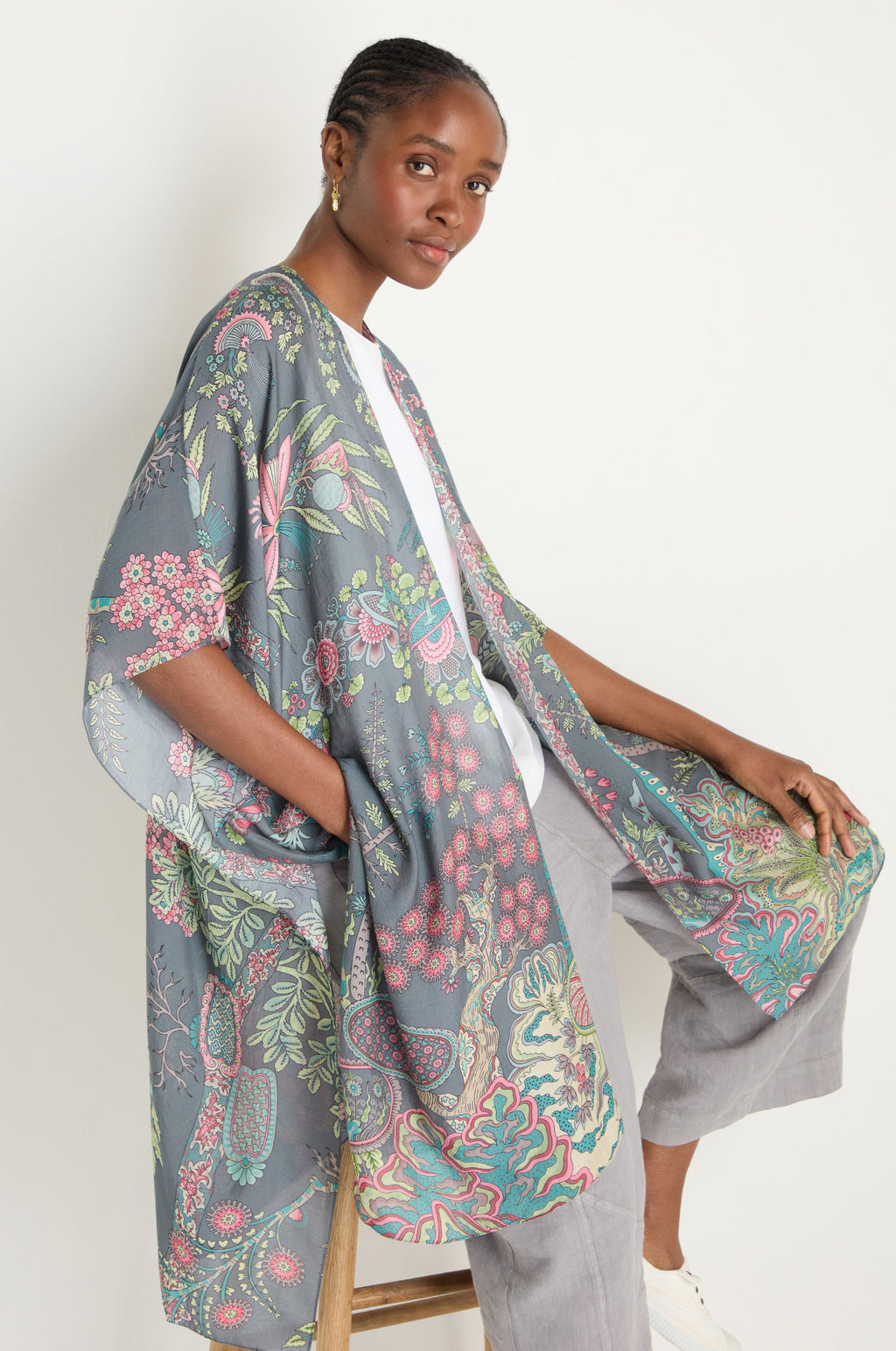 Boho Garden Print Throwover