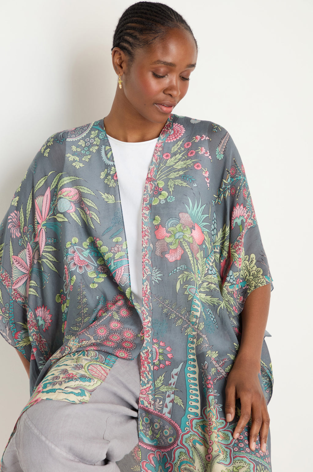 Boho Garden Print Throwover