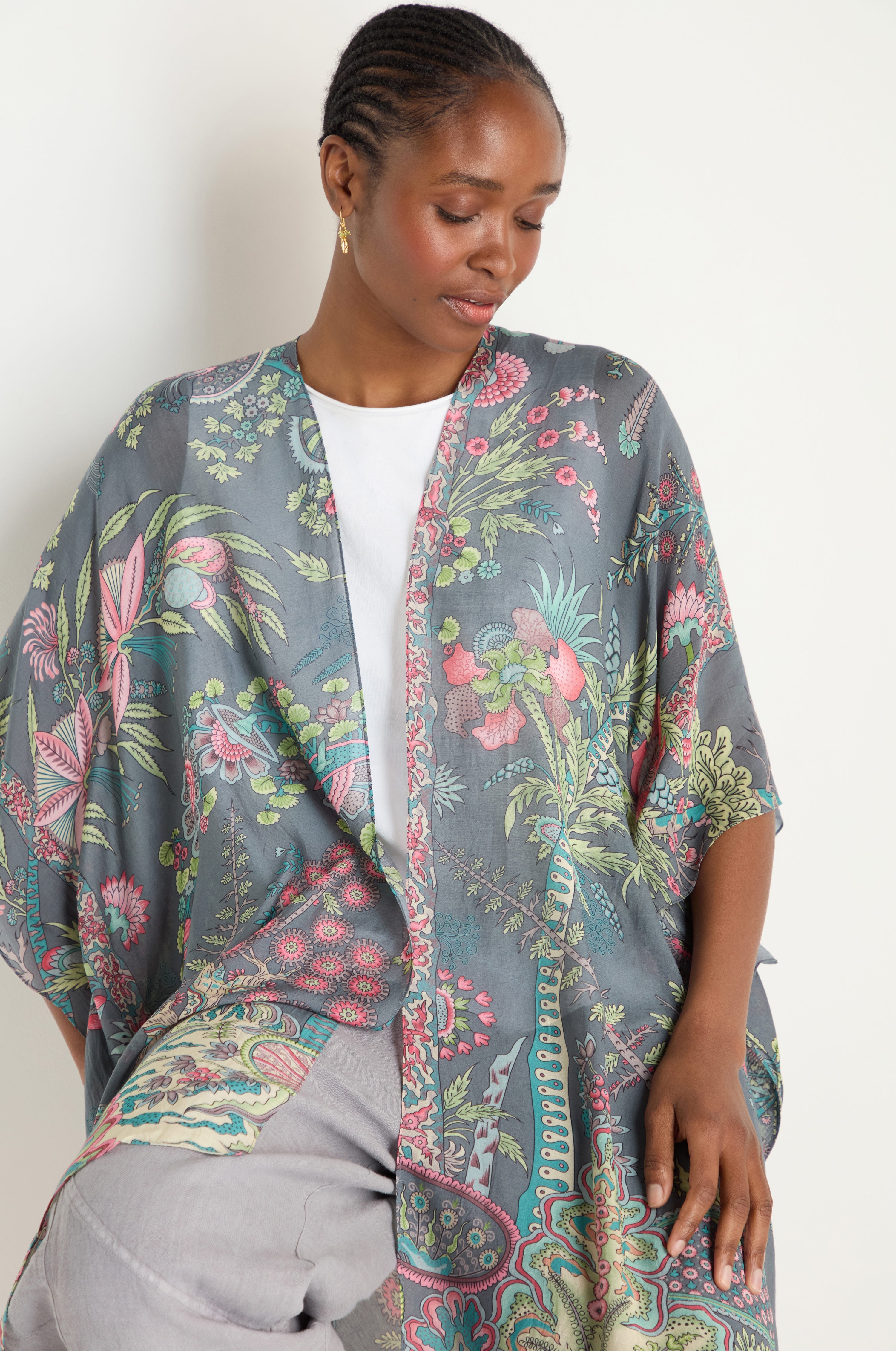 Boho Garden Print Throwover