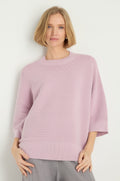 Wide Sleeve Ribbed Jumper