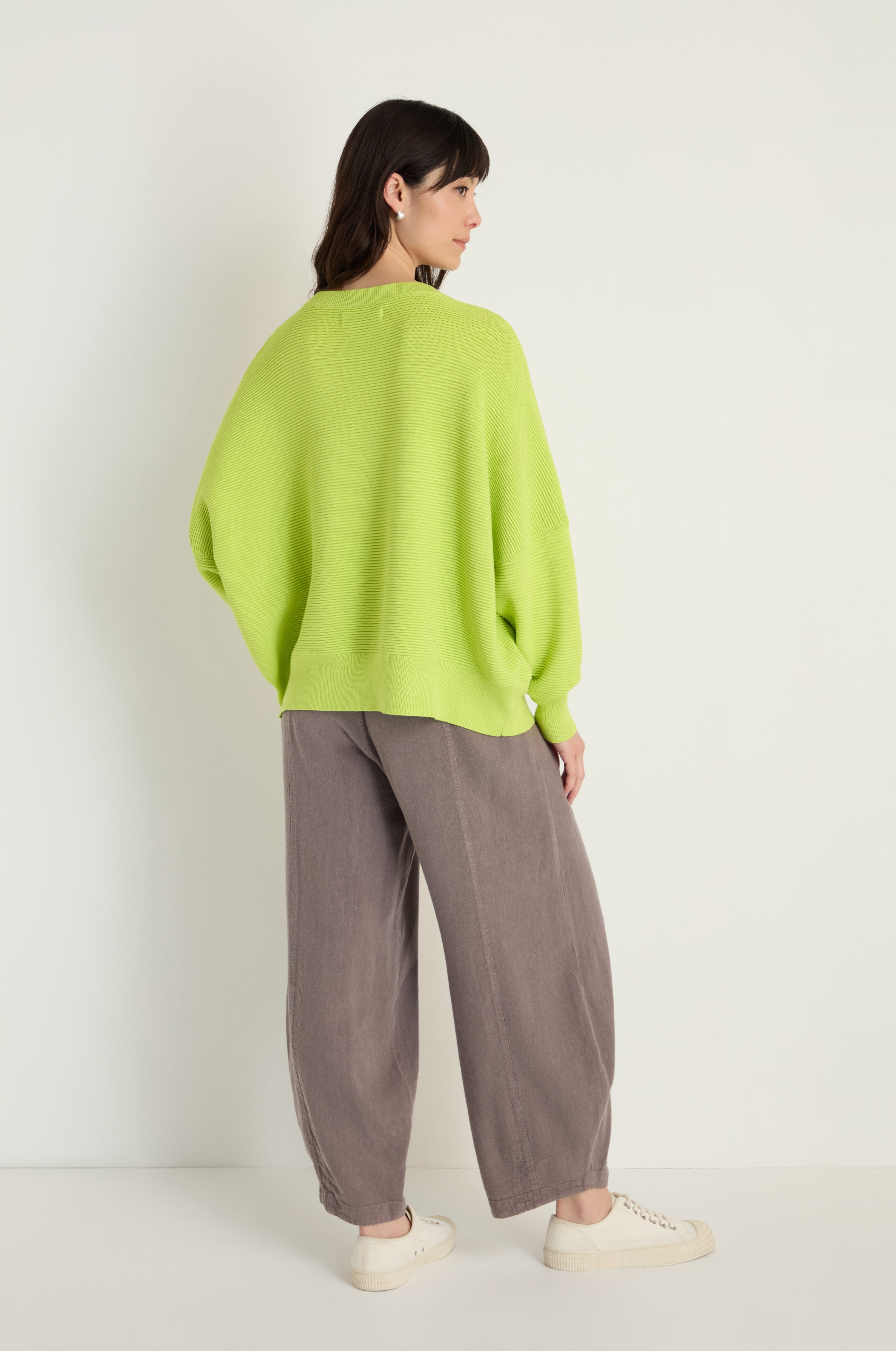 Boxy Ribbed Jumper