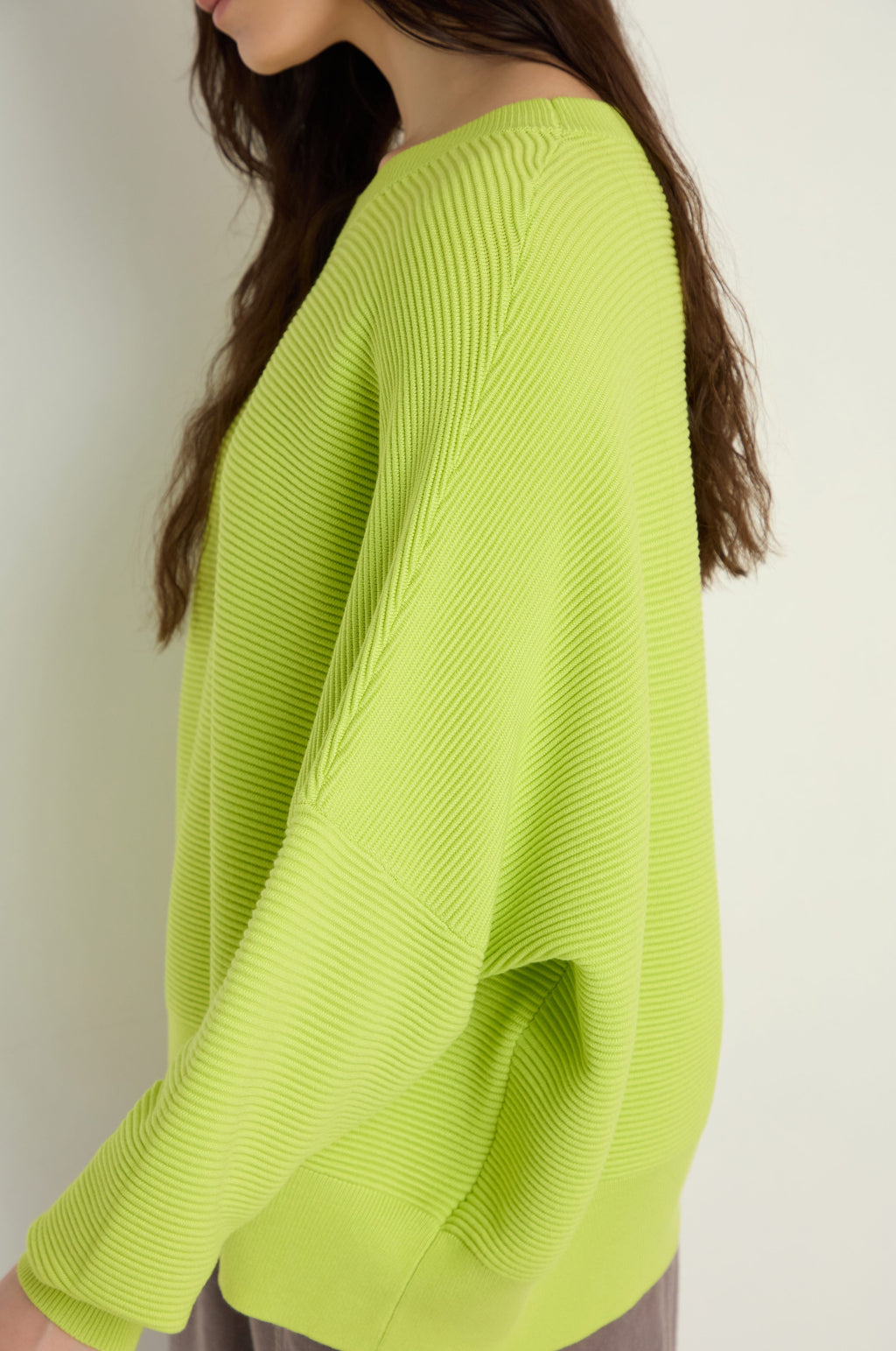 Boxy Ribbed Jumper
