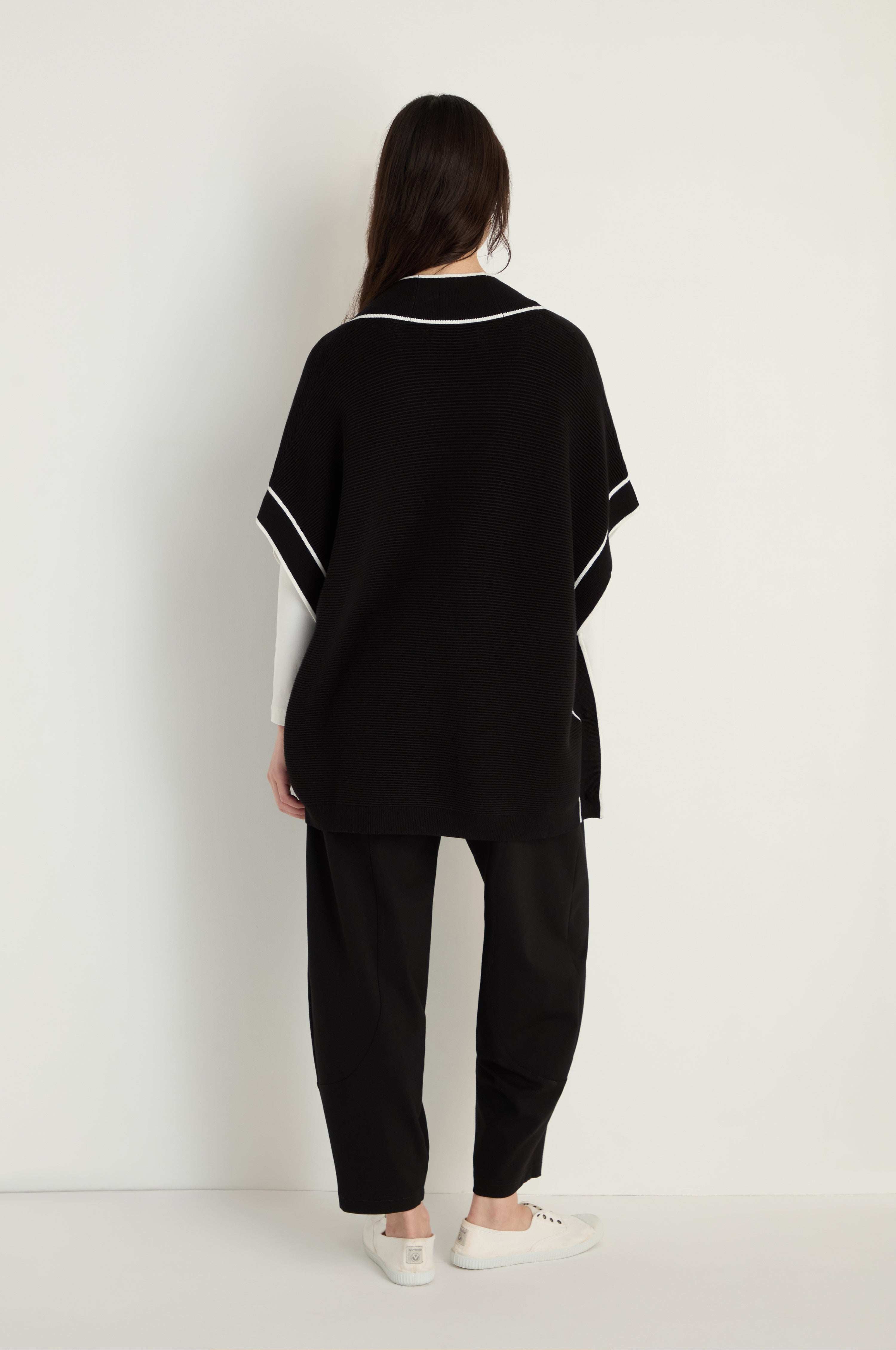 Piped Detail Cardigan