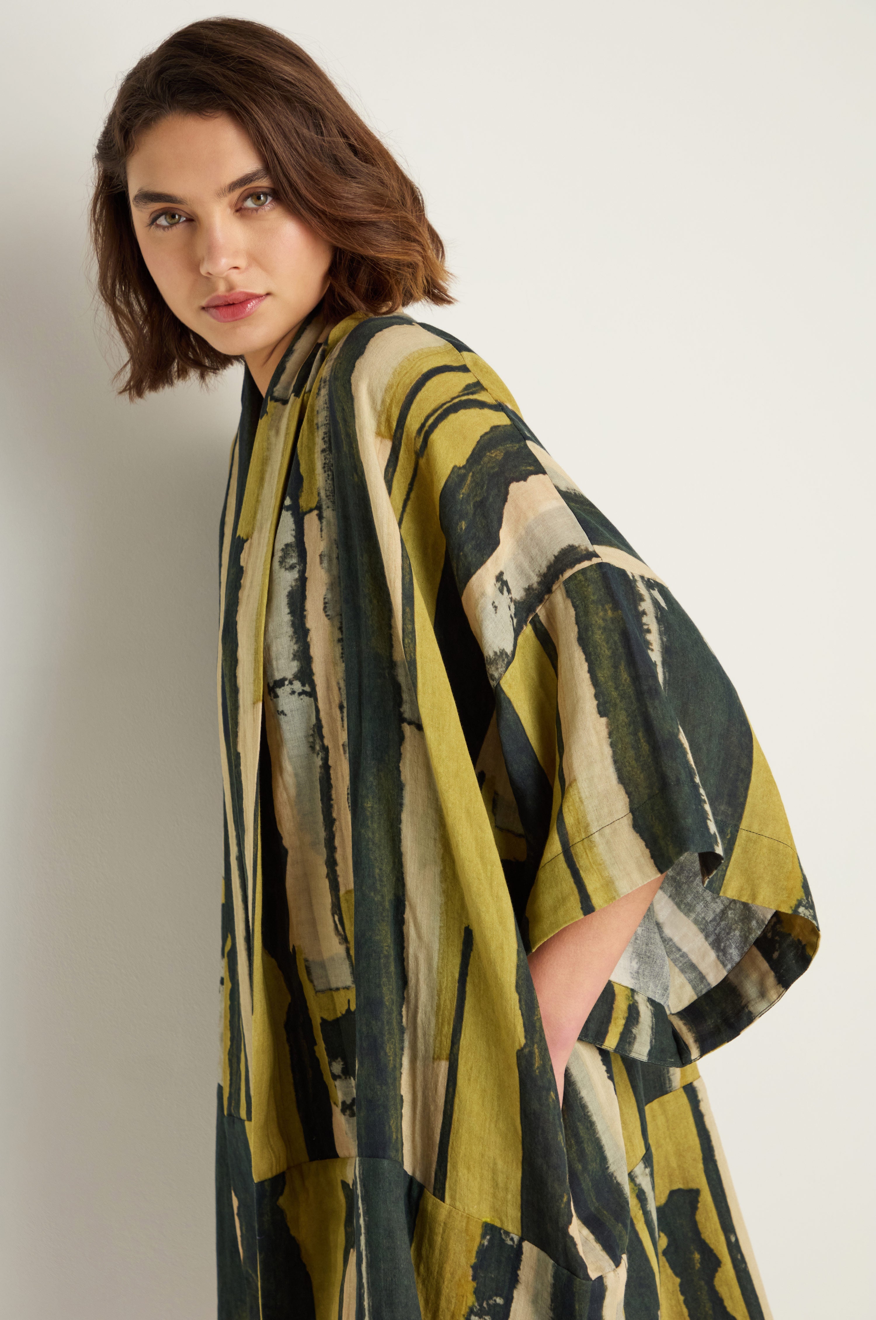 Oversized Cotton Kimono